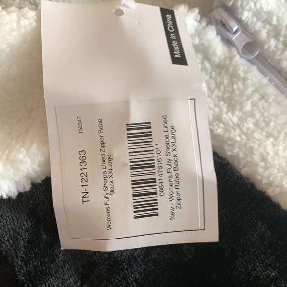Brand new velvet zip front plush super soft robe NWT LUX Sherpa  Lounger - Picture 7 of 7